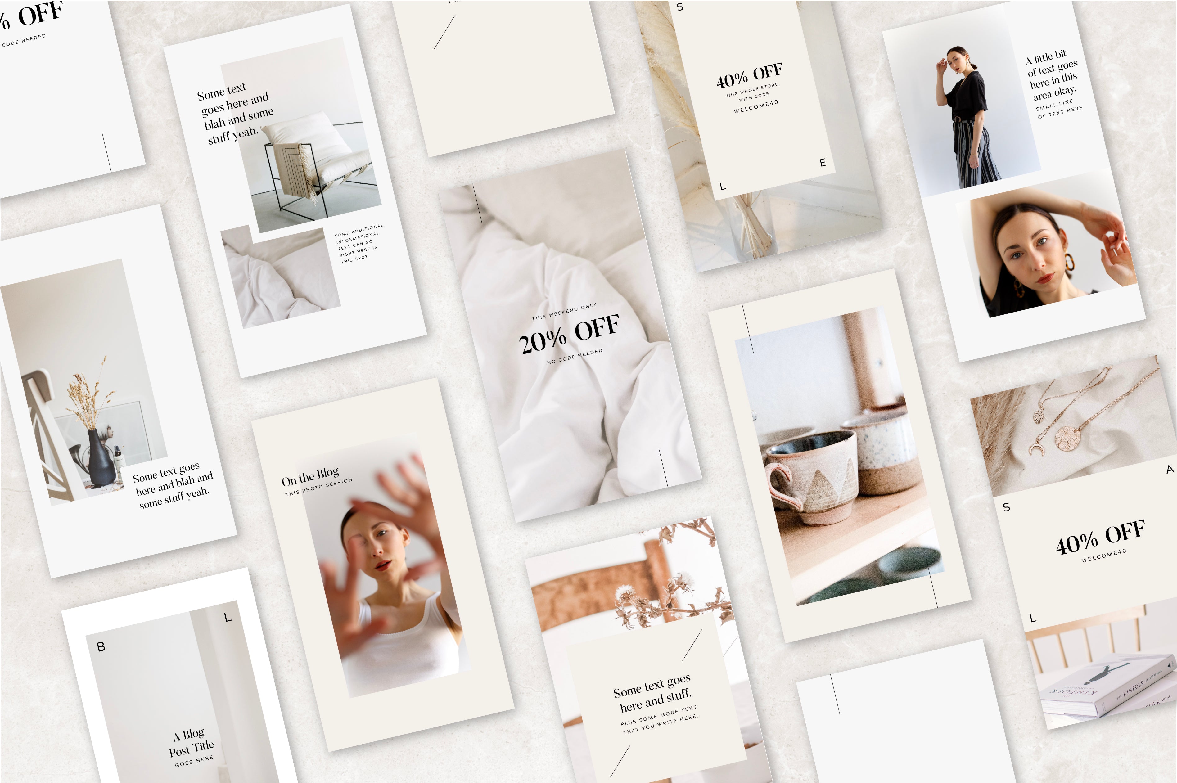 Stockholm Instagram Templates