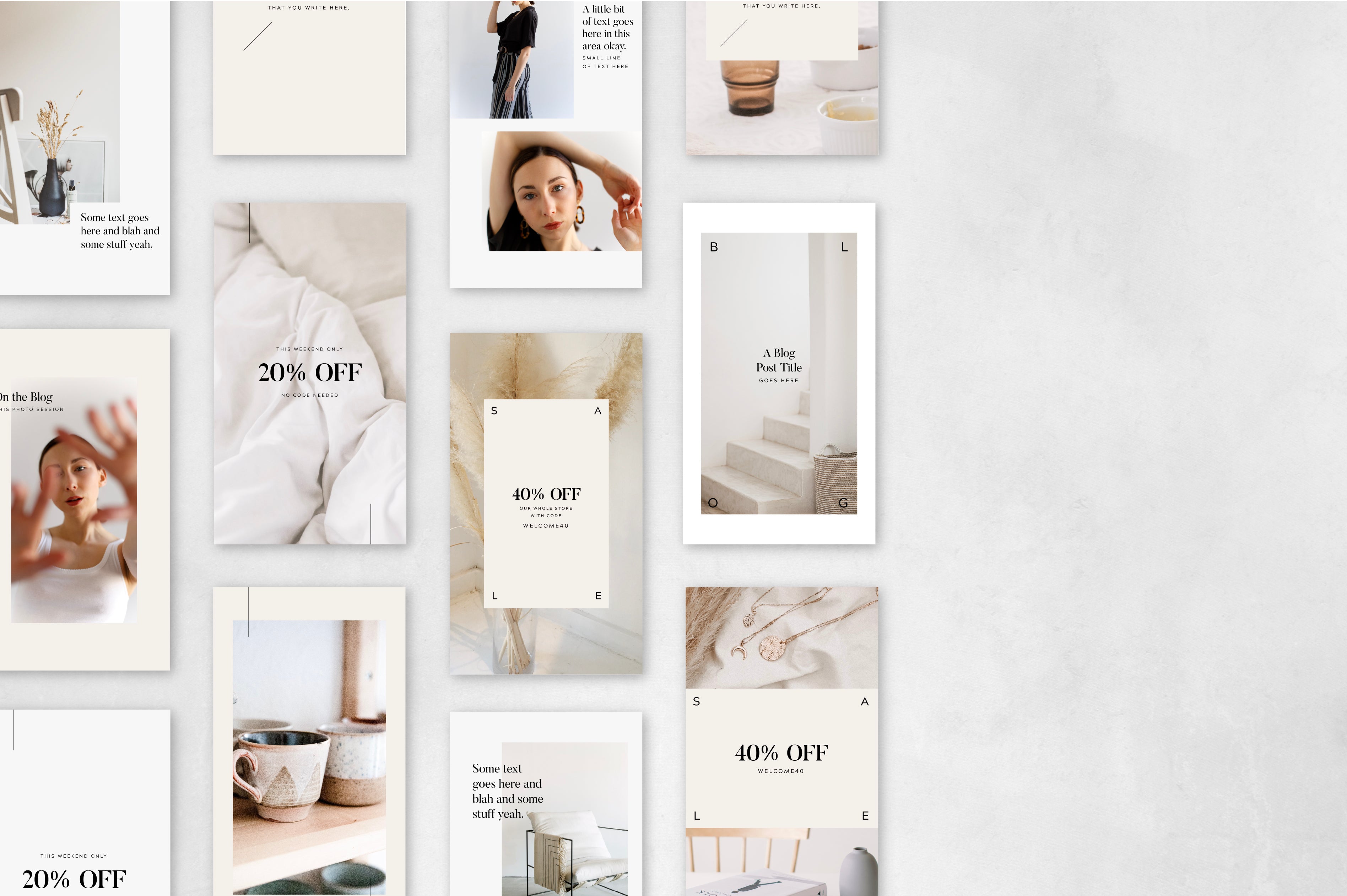 Stockholm Instagram Templates