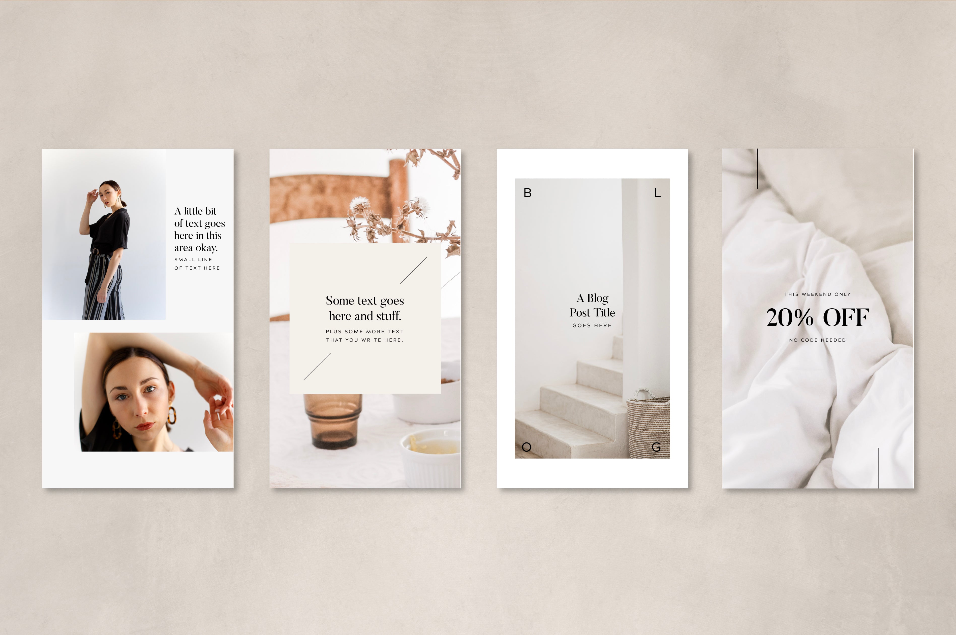 Stockholm Instagram Templates