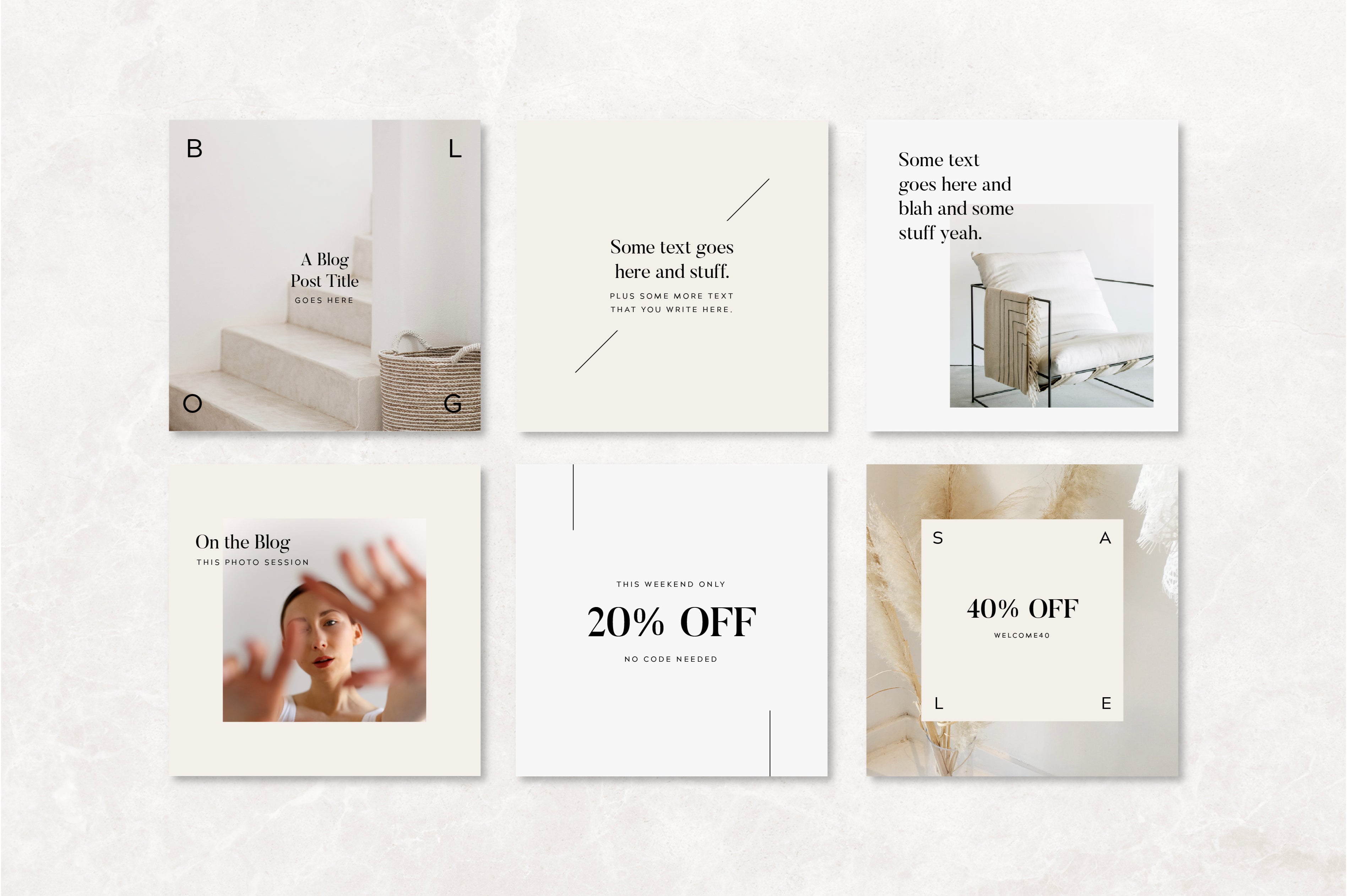 Stockholm Instagram Templates