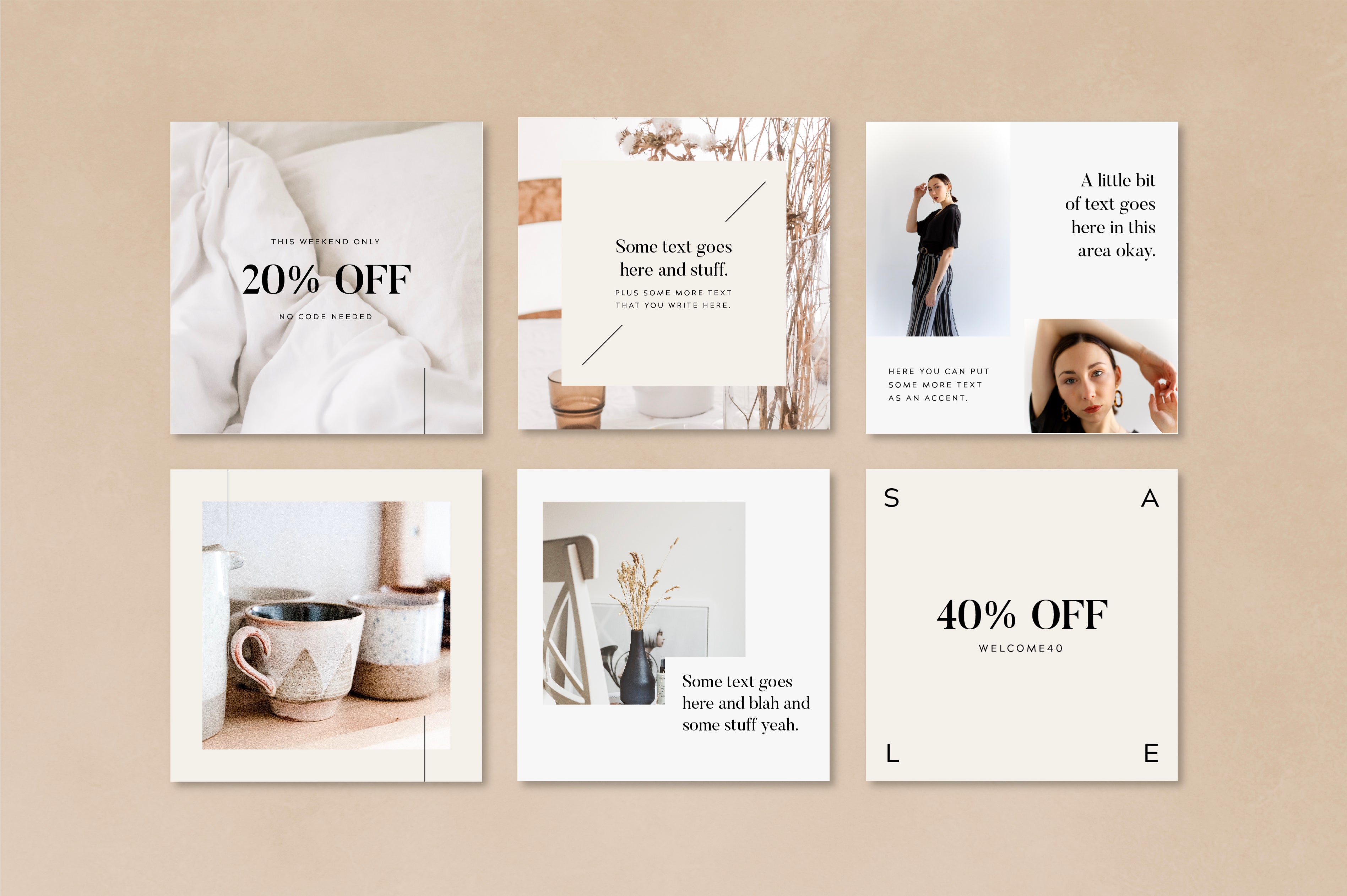 Stockholm Instagram Templates