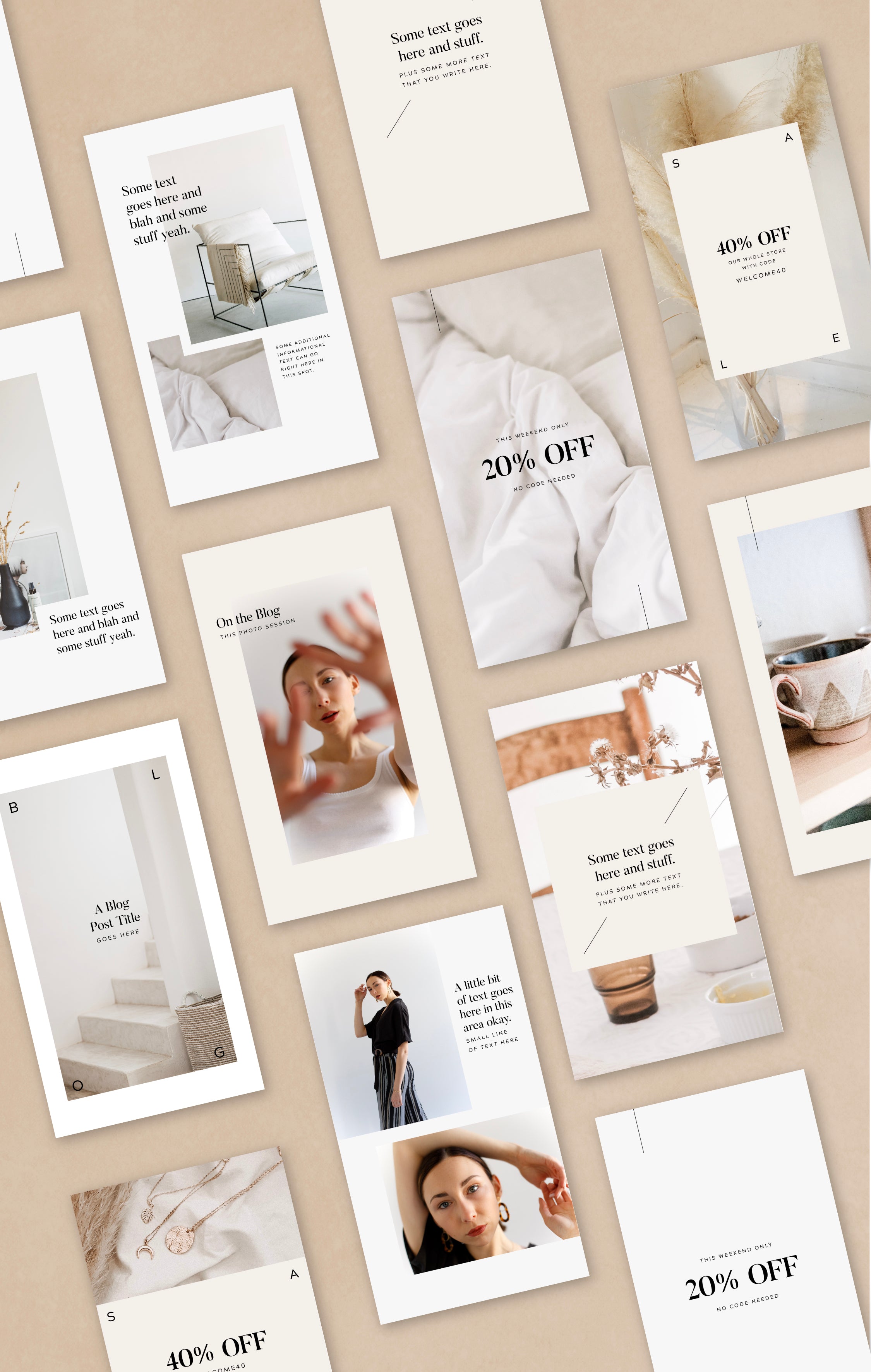 Stockholm Instagram Templates